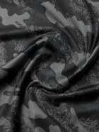 Bogner - Verti Striped Camouflage-Print Tech-Jersey Half-Zip Base Layer - Black
