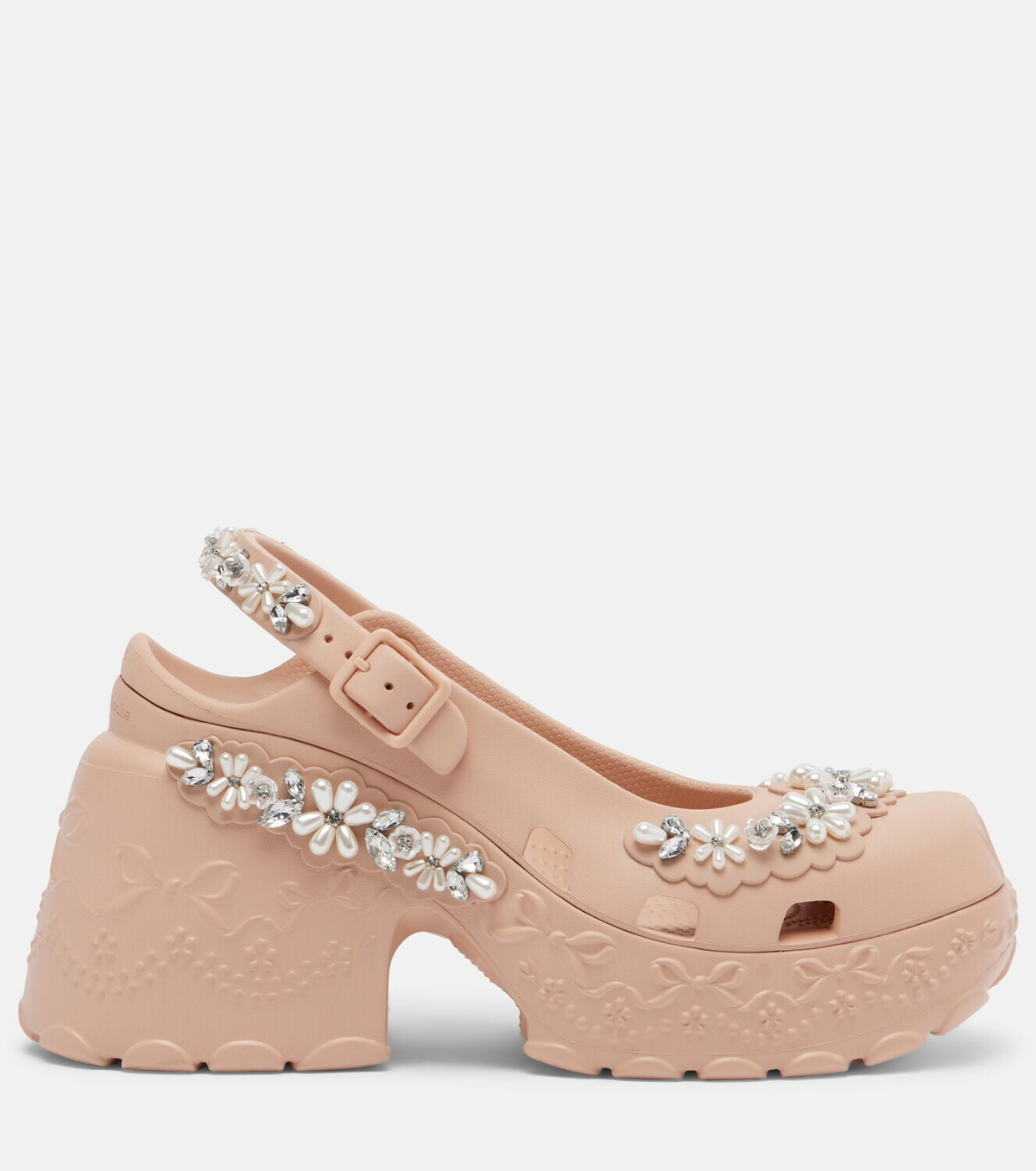 Simone Rocha x Crocs embellished slingback pumps