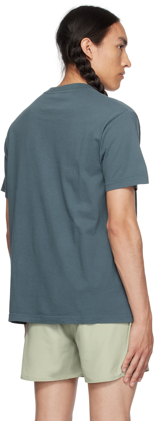 Sporty & Rich SSENSE Exclusive Blue 'Be Nice' T-Shirt