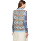 Stussy Blue Giza Sweater Vest