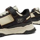 Maison MIHARA YASUHIRO Keith Original Sole Low Leather Sneak in Black/White