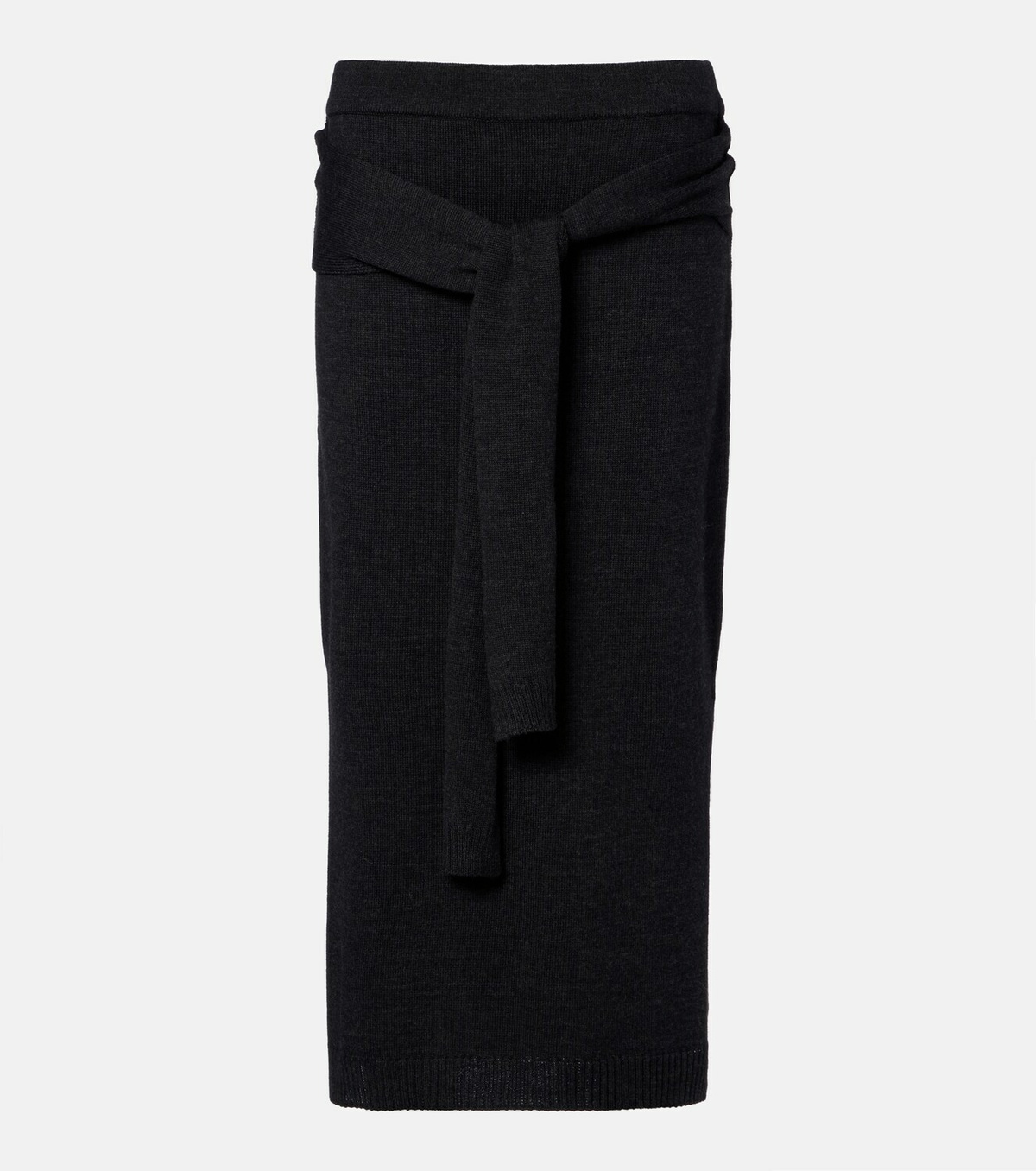 Lemaire Wool-blend midi skirt