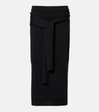 Lemaire Wool-blend midi skirt