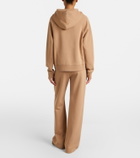 'S Max Mara Cotton-blend jersey wide-leg sweatpants