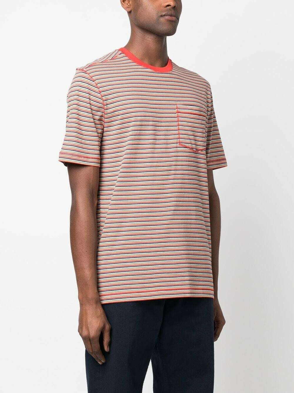 PS PAUL SMITH - Striped Pocket T-shirt