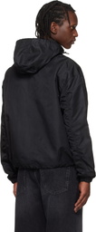 Off-White Black Bookish Nylon Windbreaker Jacket