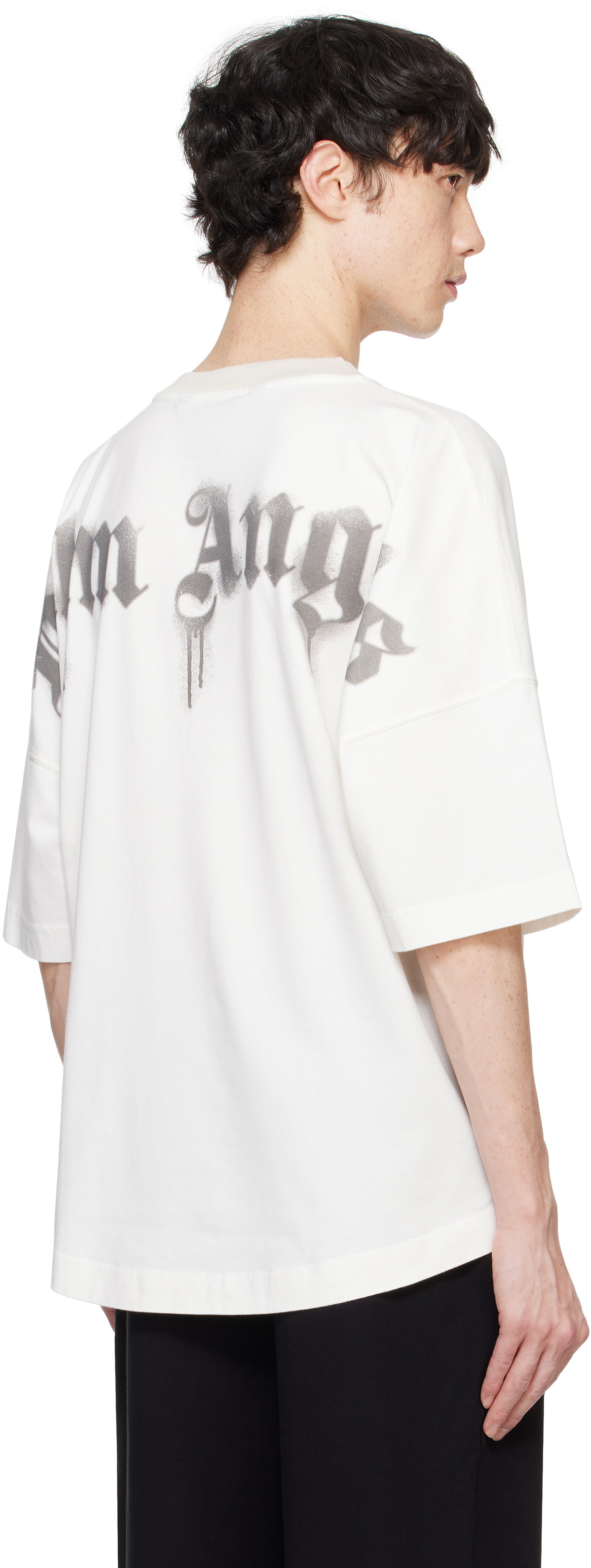 在庫わずか！【Palm Angels】STATEMENT PENCIL Tシャツ Palm Angels Statement Pencil Classic T-Shirt
