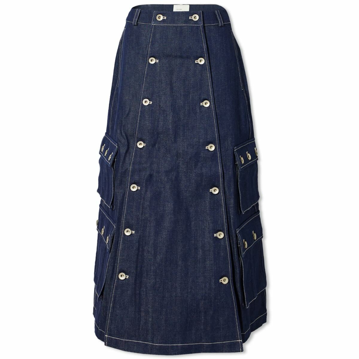 W'menswear Women's Fly Pocket Skirt in Denim