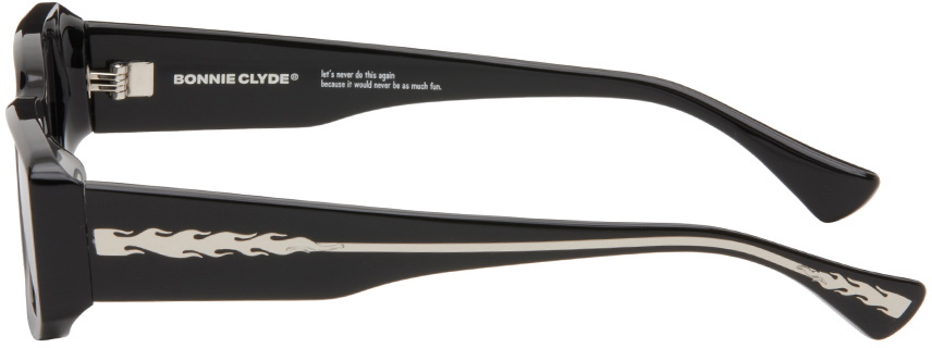 BONNIE CLYDE Black Double Slap Sunglasses Bonnie Clyde