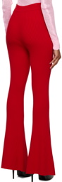 Olēnich Red Flared Trousers