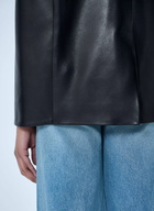 Khaite Single-Breasted Leather Jacket