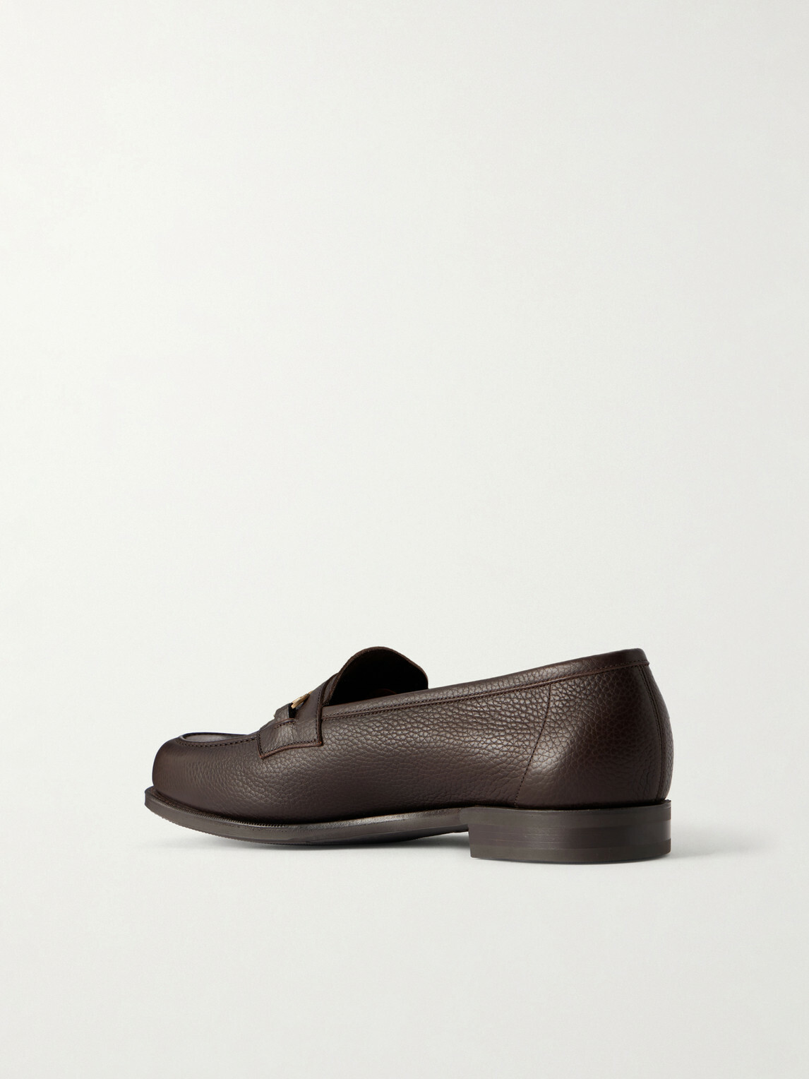 Edward Green - Putney Horsebit-Embellished Full-Grain Leather Loafers - Brown