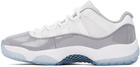 Nike Jordan White & Gray Air Jordan 11 Retro Low Sneakers