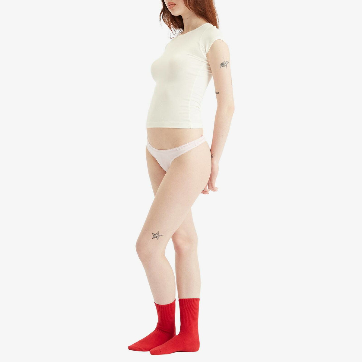 Fruity Booty Women's Commando Thong in Pink
