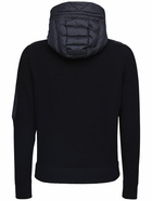 MONCLER - Wool Blend Tricot Down Jacket