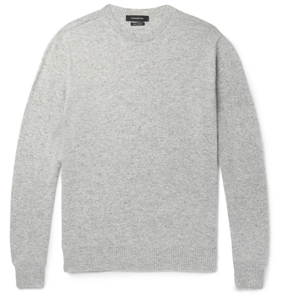 Ermenegildo Zegna - Slim-Fit Cashmere Sweater - Gray Ermenegildo Zegna