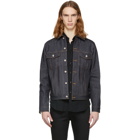 Naked and Famous Denim Indigo Classic Fit Denim Jacket