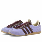 Adidas Men's x Wales Bonner Japan Sneaker in Cream White/Light Purple/Night Red
