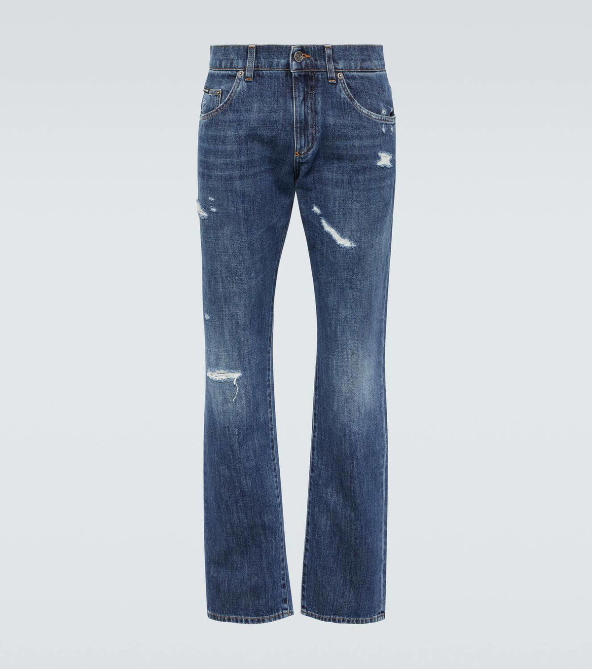 Dolce&Gabbana Distressed straight jeans