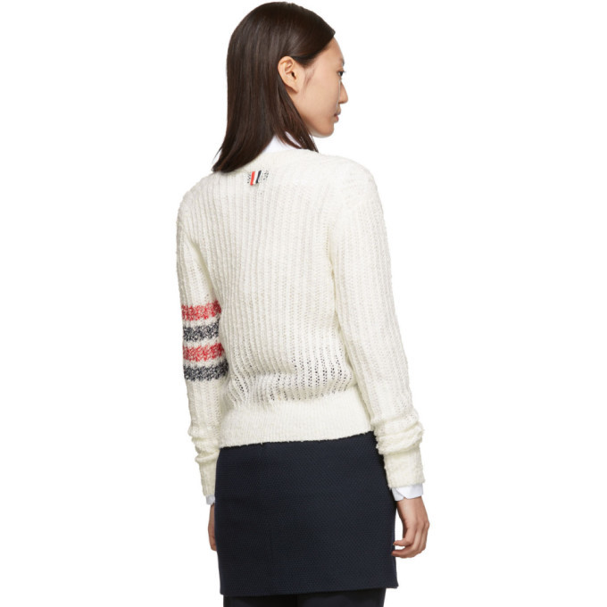 Open Stitch V-Neck Cardigan