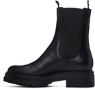 Gianvito Rossi Black Chester Chelsea Boots