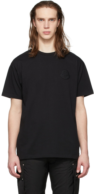 Photo: Moncler Genius Black Logo T-Shirt