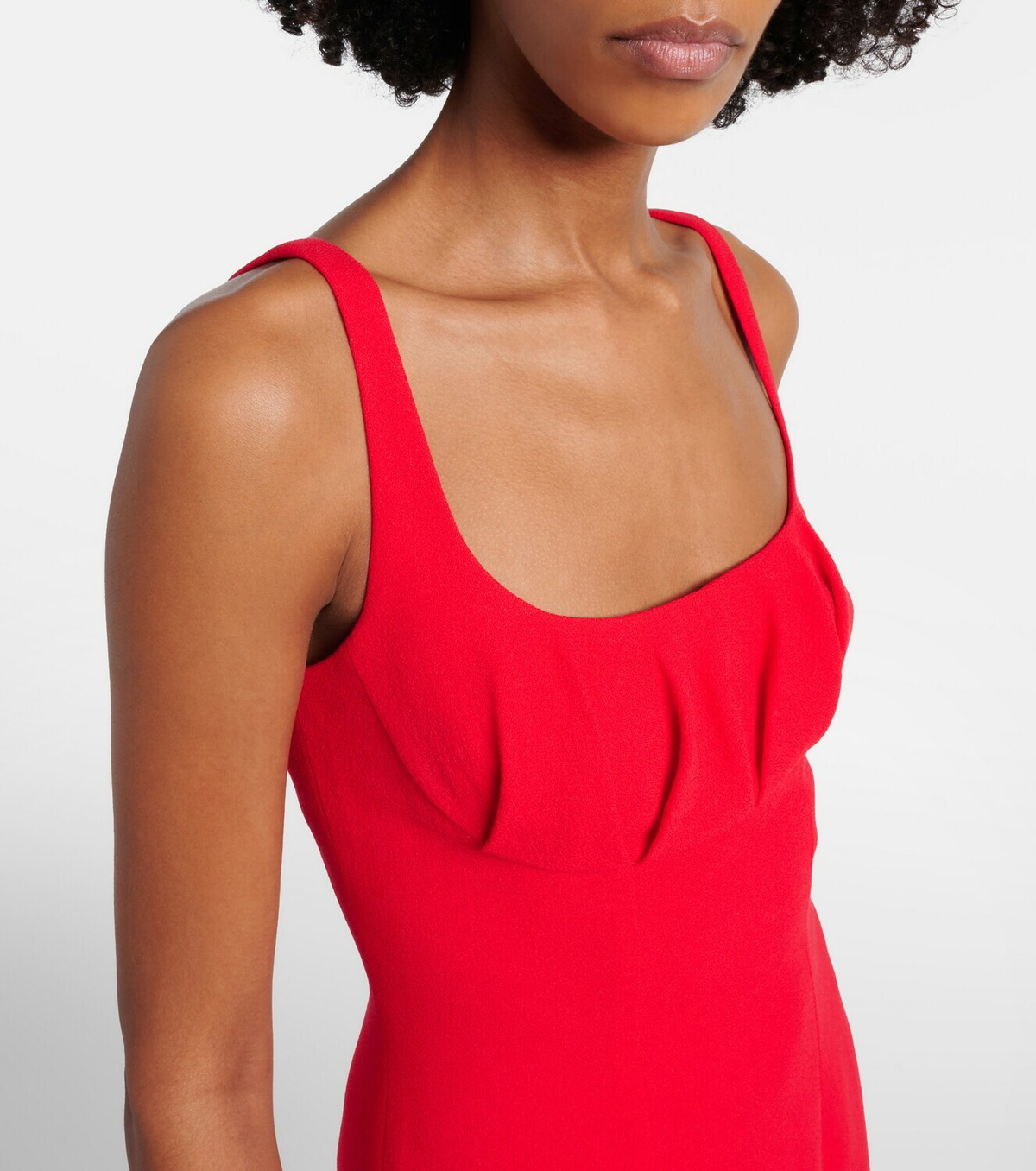 Emilia Wickstead Jianna wool crêpe midi dress