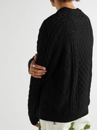 Nike - Cable-Knit Sweater - Black