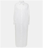 The Row Izumi oversized cotton poplin shirt dress
