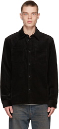 A.P.C. Black Corduroy Joe Shirt