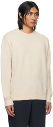 BOSS Beige Relaxed-Fit Sweater