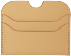 Acne Studios Beige Stamp Card Holder