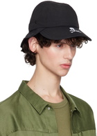 MASTERMIND WORLD Black Kangol Edition Wavy Convertible Cap