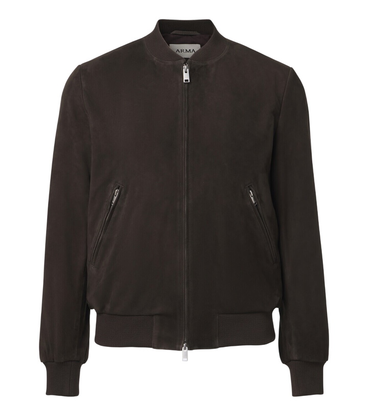 Photo: Arma Didier suede bomber jacket
