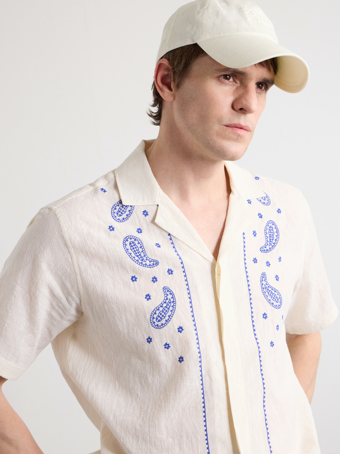 Orlebar Brown - Barney Logo-Embroidered Linen Baseball Cap