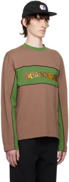 Brain Dead Brown Connections Long Sleeve T-Shirt