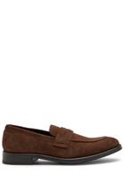 Paul Smith Pierce Suede Loafers Brown