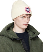 Canada Goose Off-White Arctic Beanie