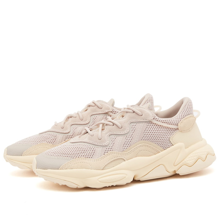Photo: Adidas Men's Ozweego Sneakers in Wonder Taupe/Sand Strata