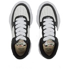 Maison MIHARA YASUHIRO Men's Wayne Low Original Sole Leather Sneakers in Black/White