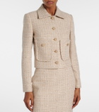 Elie Saab Sequined tweed jacket