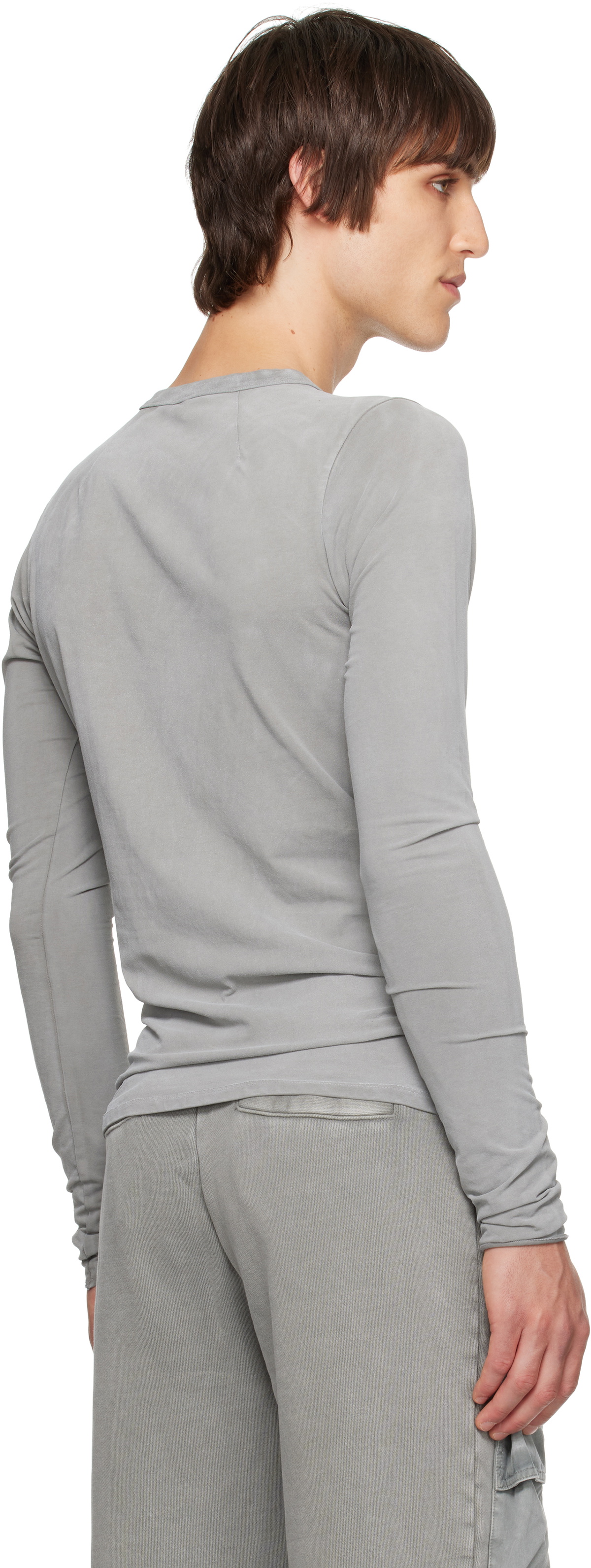 Entire Studios Gray Primer Long Sleeve T-shirt Entire Studios