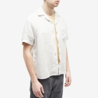 Corridor Men's Linen Stripe Vacation Shirt in White
