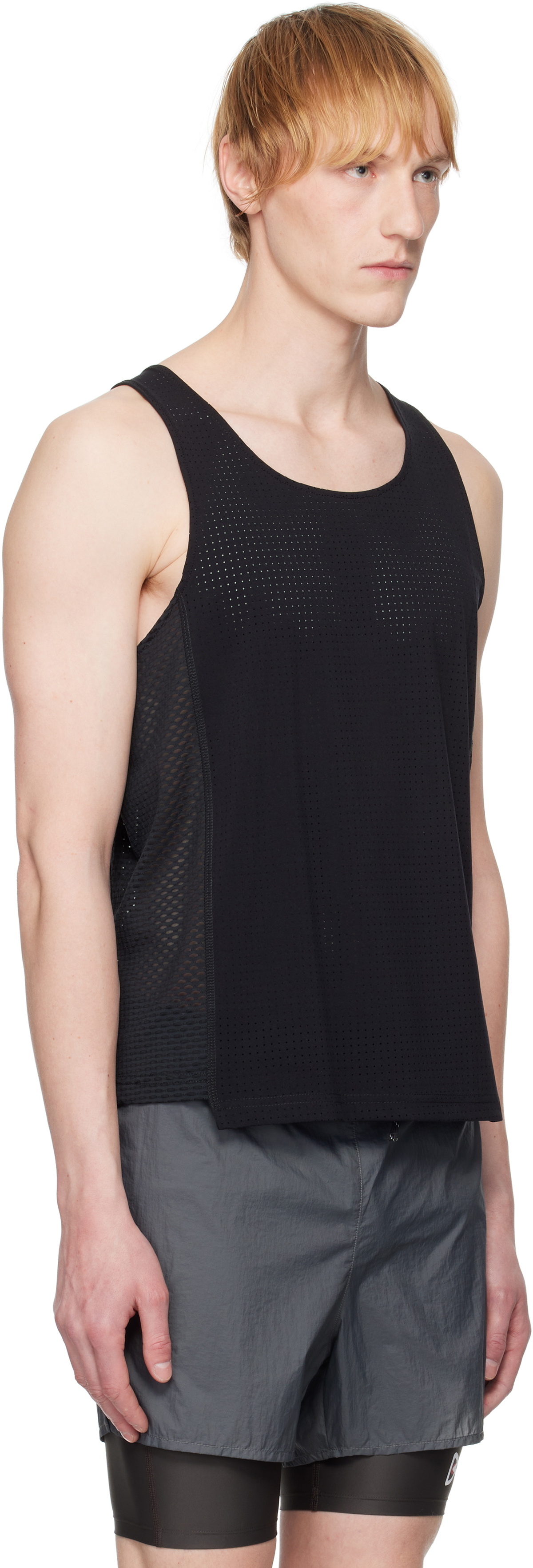 OVER OVER Black Race Tank Top