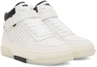 AMIRI White Stadium Mid Sneakers