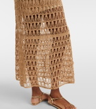 Anna Kosturova Marissa cotton crochet maxi dress