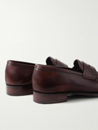 George Cleverley - Bradley II Leather Penny Loafers - Brown