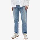 Valentino Men's Straight Leg Jean in Denim Blue