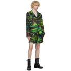 Palomo Spain Multicolor Silk Camp Shirt