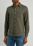 Colorful Standard Flannel Shirt Olive